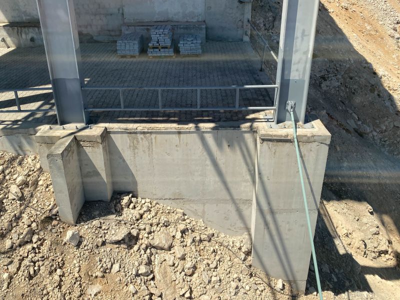 Completed Concrete Footers