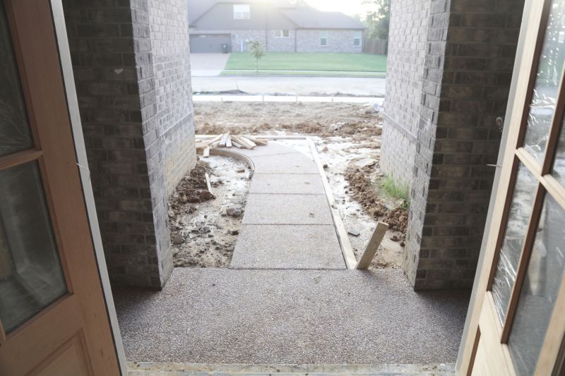 Concrete Walkway Setup
